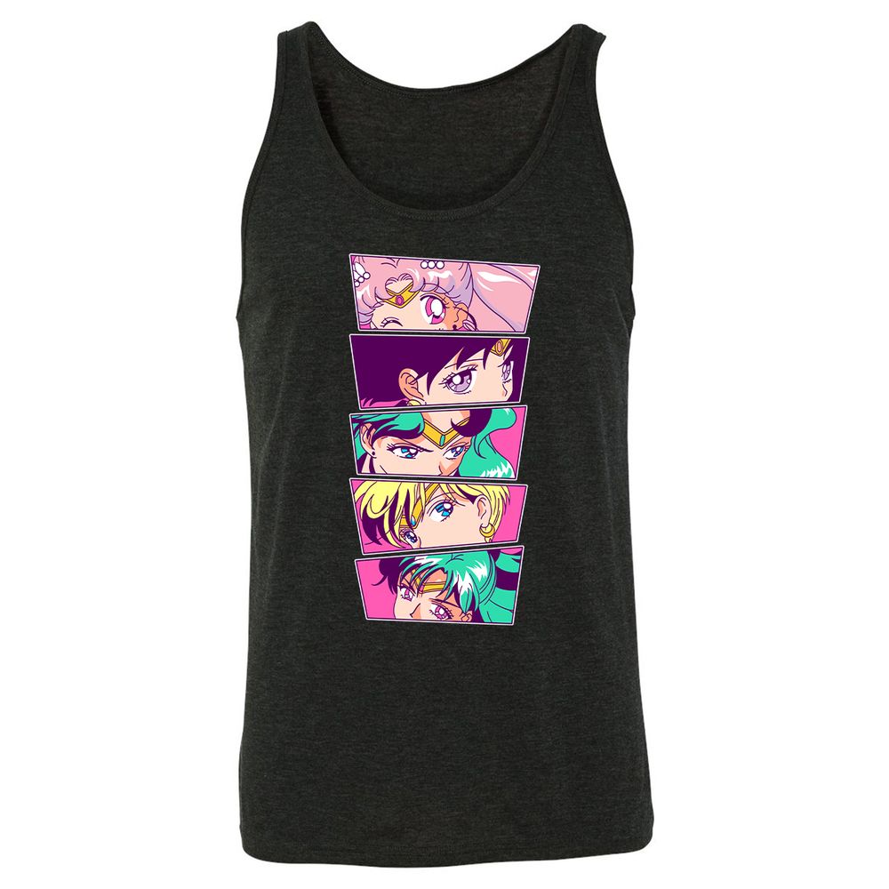 Unisex Jersey Tank - L93PG7ZF - Charcoal Black Triblend - 5