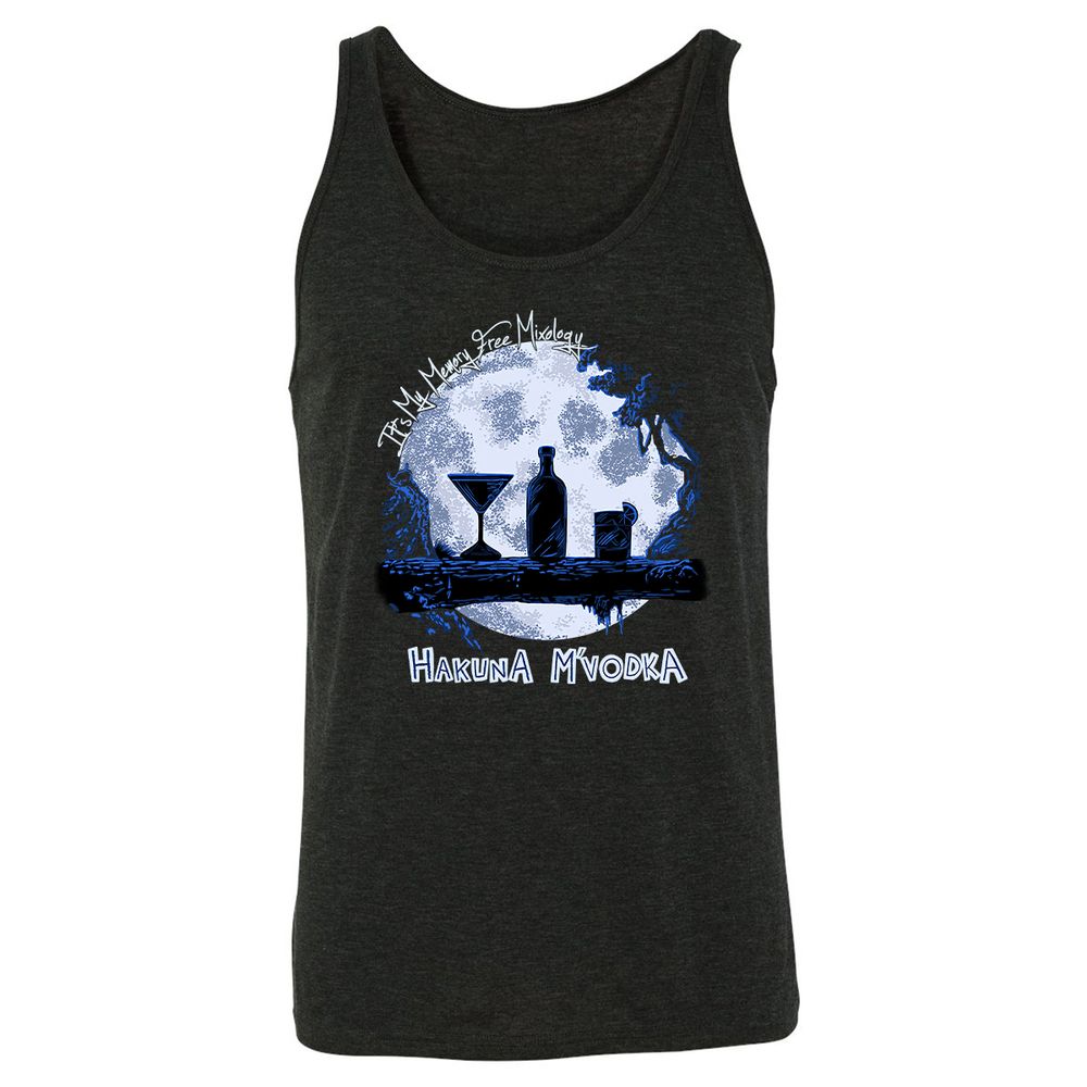 Unisex Jersey Tank - WNQPK3Q4 - Charcoal Black Triblend - 5