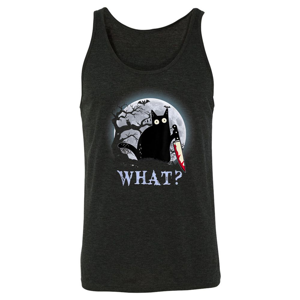 Unisex Jersey Tank - Y6F1HRFU - Charcoal Black Triblend - 5