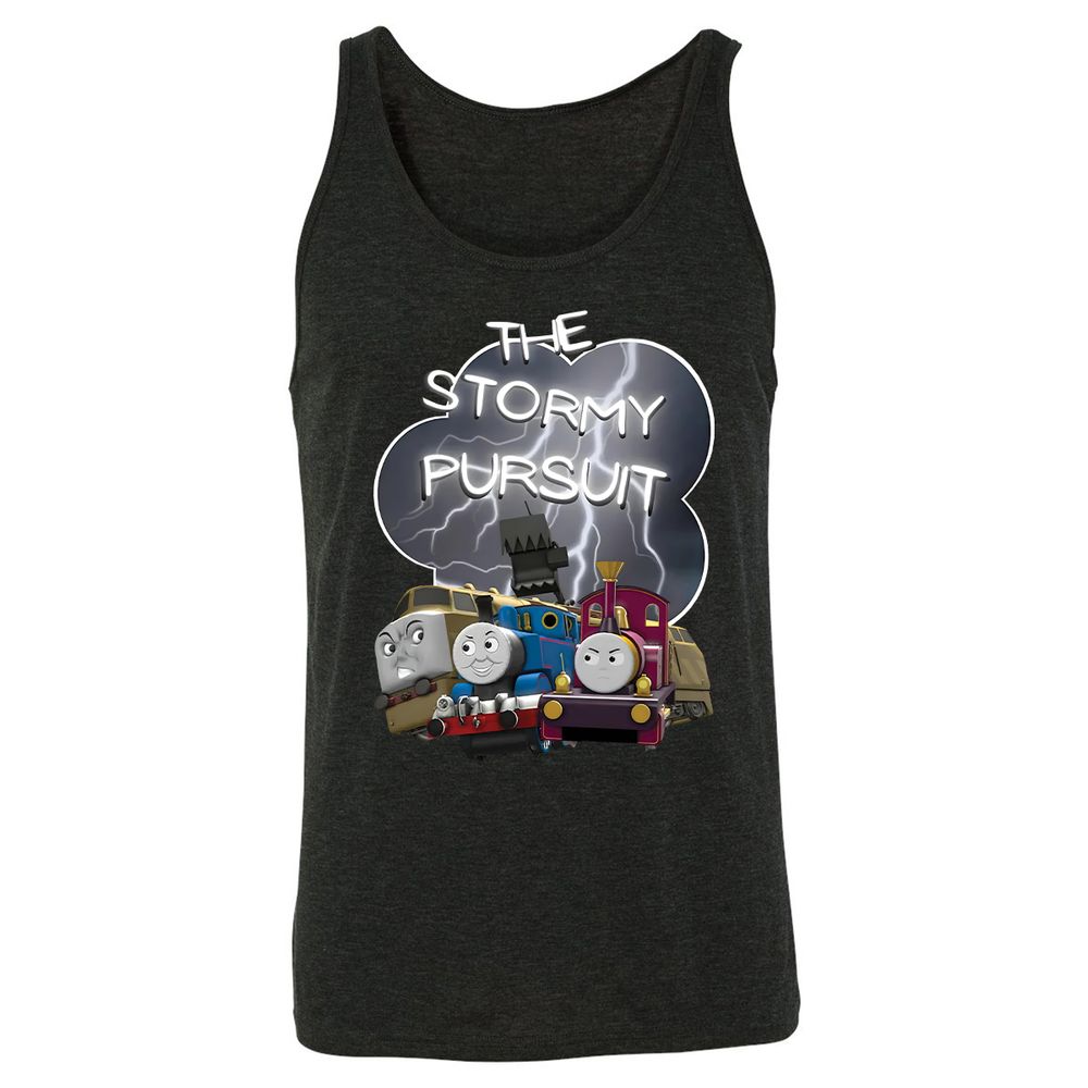 Unisex Jersey Tank - C8EVWSCG - Charcoal Black Triblend - 5