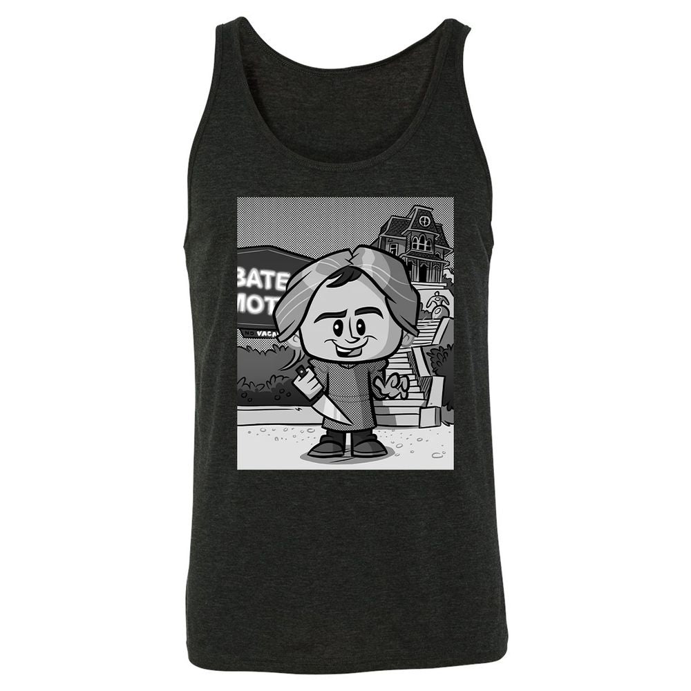 Unisex Jersey Tank - M8PTC22M - Charcoal Black Triblend - 5