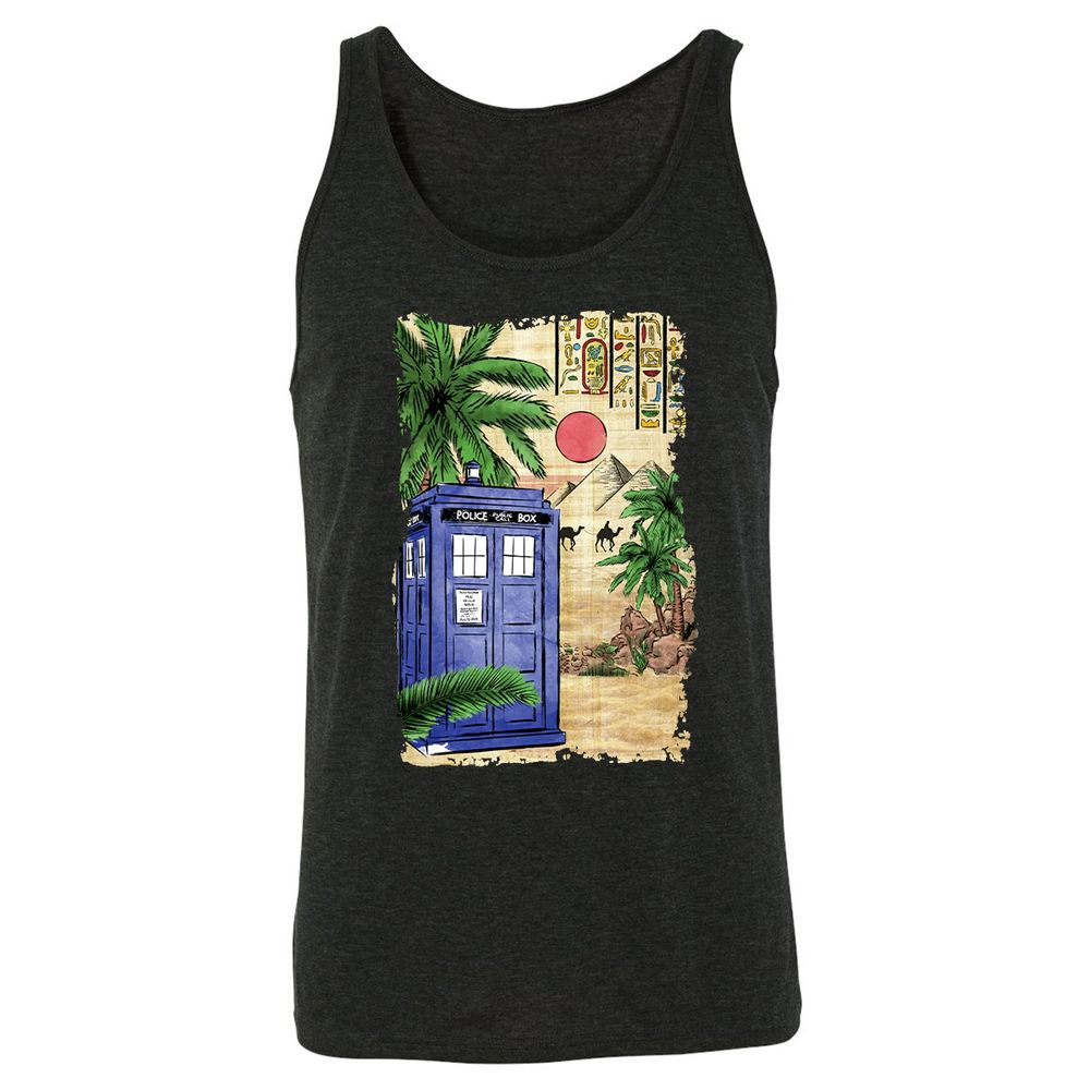 Unisex Jersey Tank - 8LQLQANC - Charcoal Black Triblend - 5