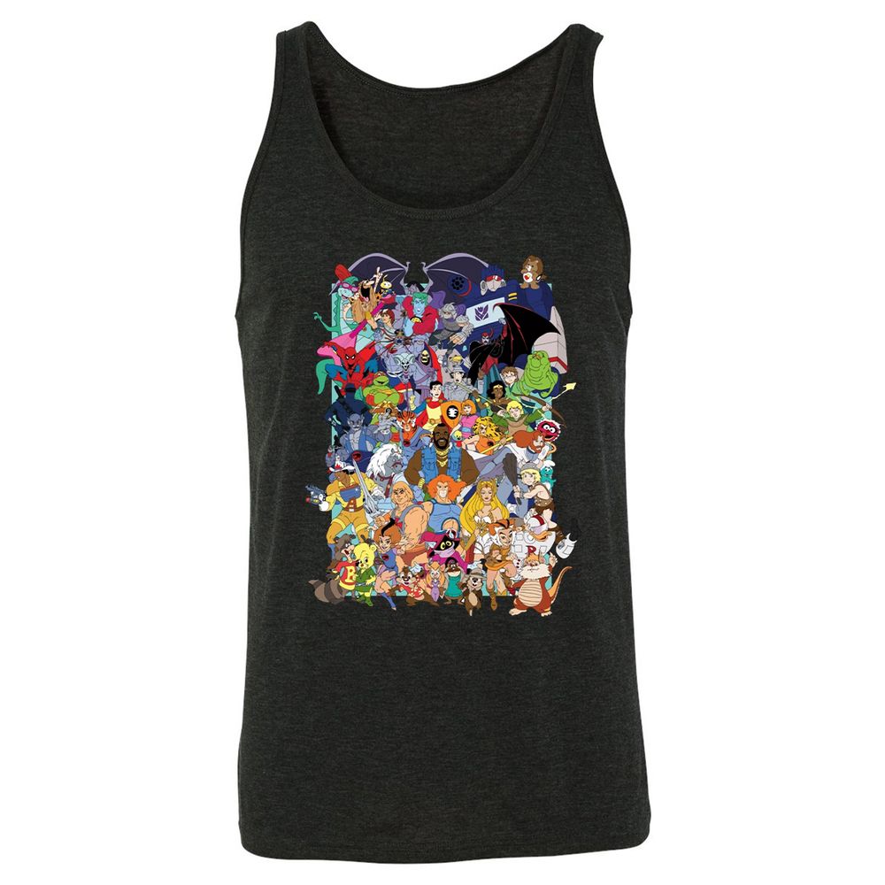 Unisex Jersey Tank - V9Y1K2RY - Charcoal Black Triblend - 5