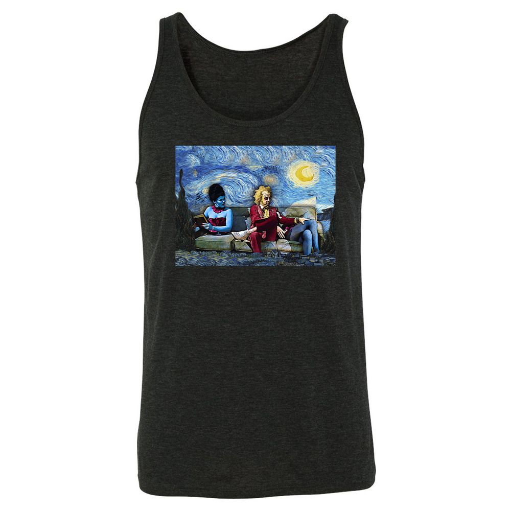 Unisex Jersey Tank - 4TLUEUBX - Charcoal Black Triblend - 5