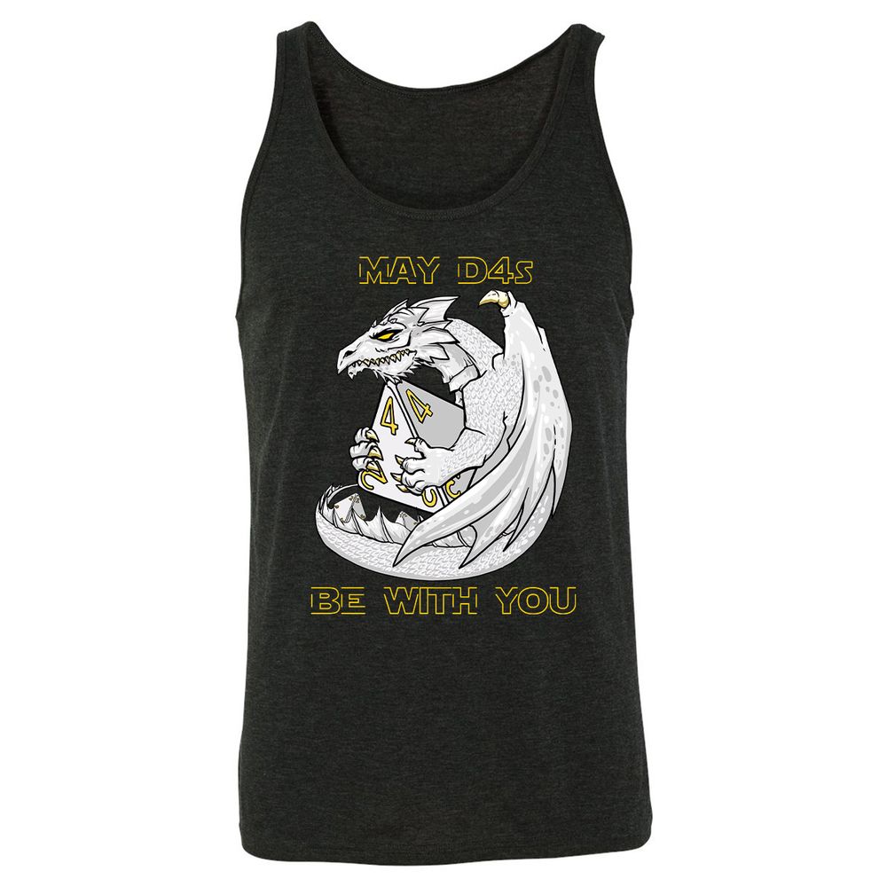 Unisex Jersey Tank - Y1R7ZSKS - Charcoal Black Triblend - 5