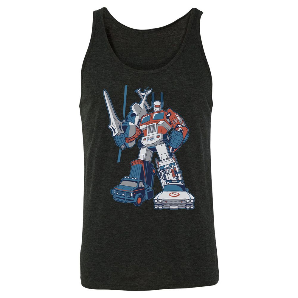 Unisex Jersey Tank - 7L2G6285 - Charcoal Black Triblend - 5