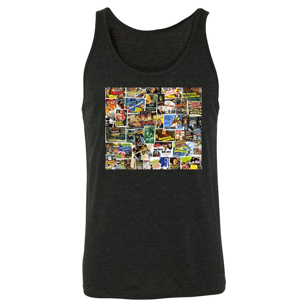 Unisex Jersey Tank - UNFKCKM7 - Charcoal Black Triblend - 5