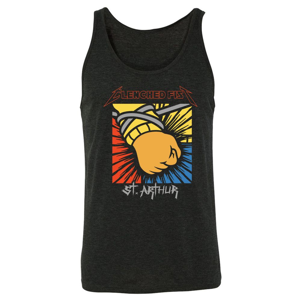 Unisex Jersey Tank - YLYNVTSF - Charcoal Black Triblend - 5