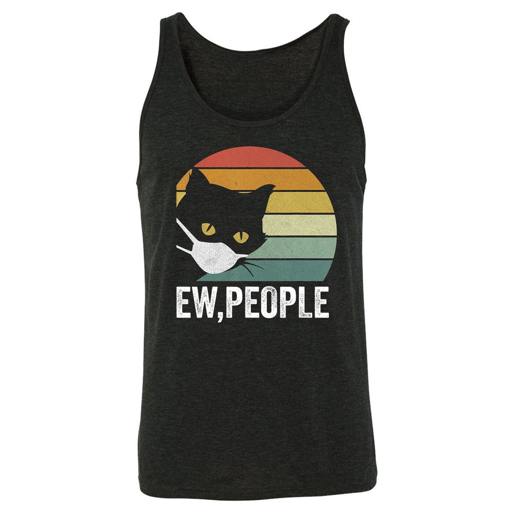 Unisex Jersey Tank - NNW8WM9Y - Charcoal Black Triblend - 5