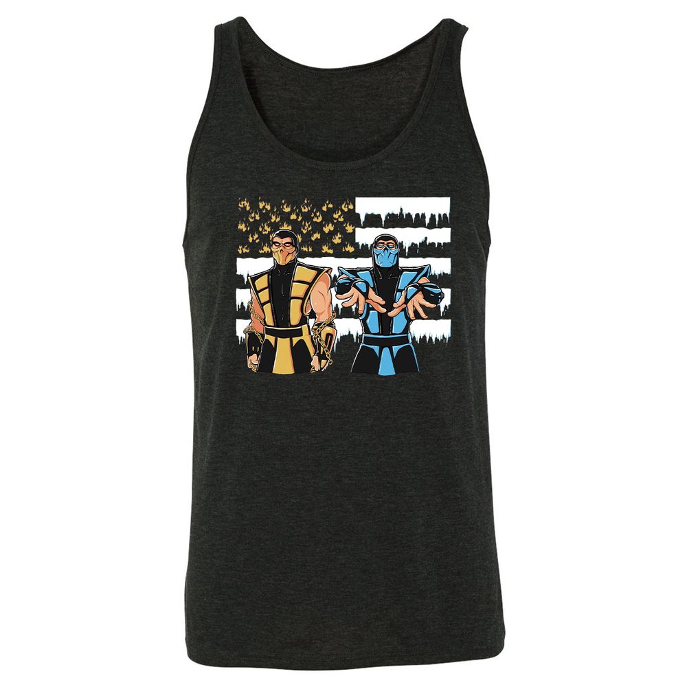 Unisex Jersey Tank - 7BVYVL8D - Charcoal Black Triblend - 5