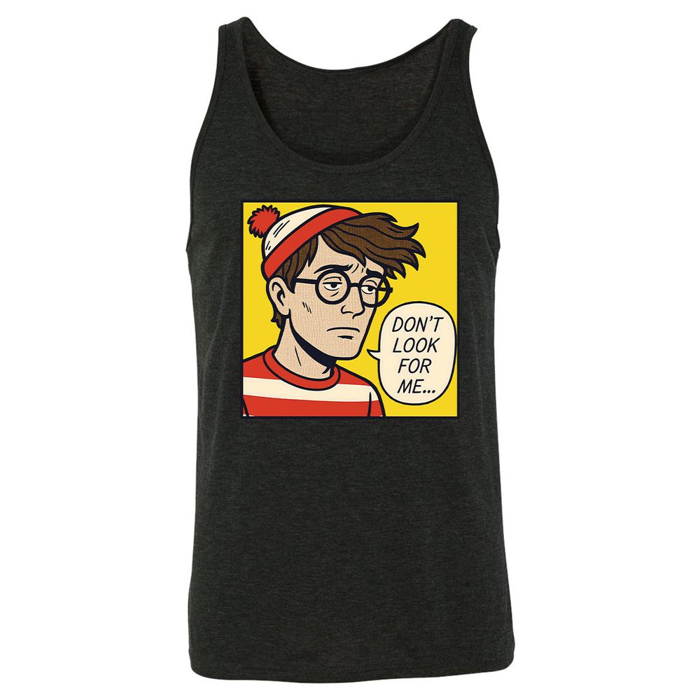 Unisex Jersey Tank - 8ZHQF3KK - Charcoal Black Triblend - 5