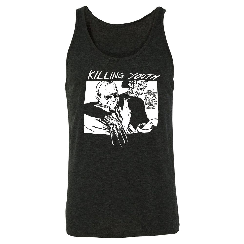 Unisex Jersey Tank - JD99HVHV - Charcoal Black Triblend - 5