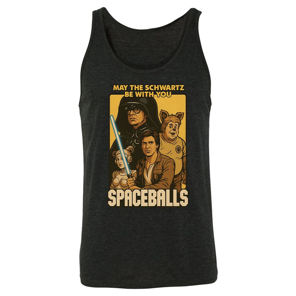 May the Schwartz Be With You - Charcoal Black Triblend - 5