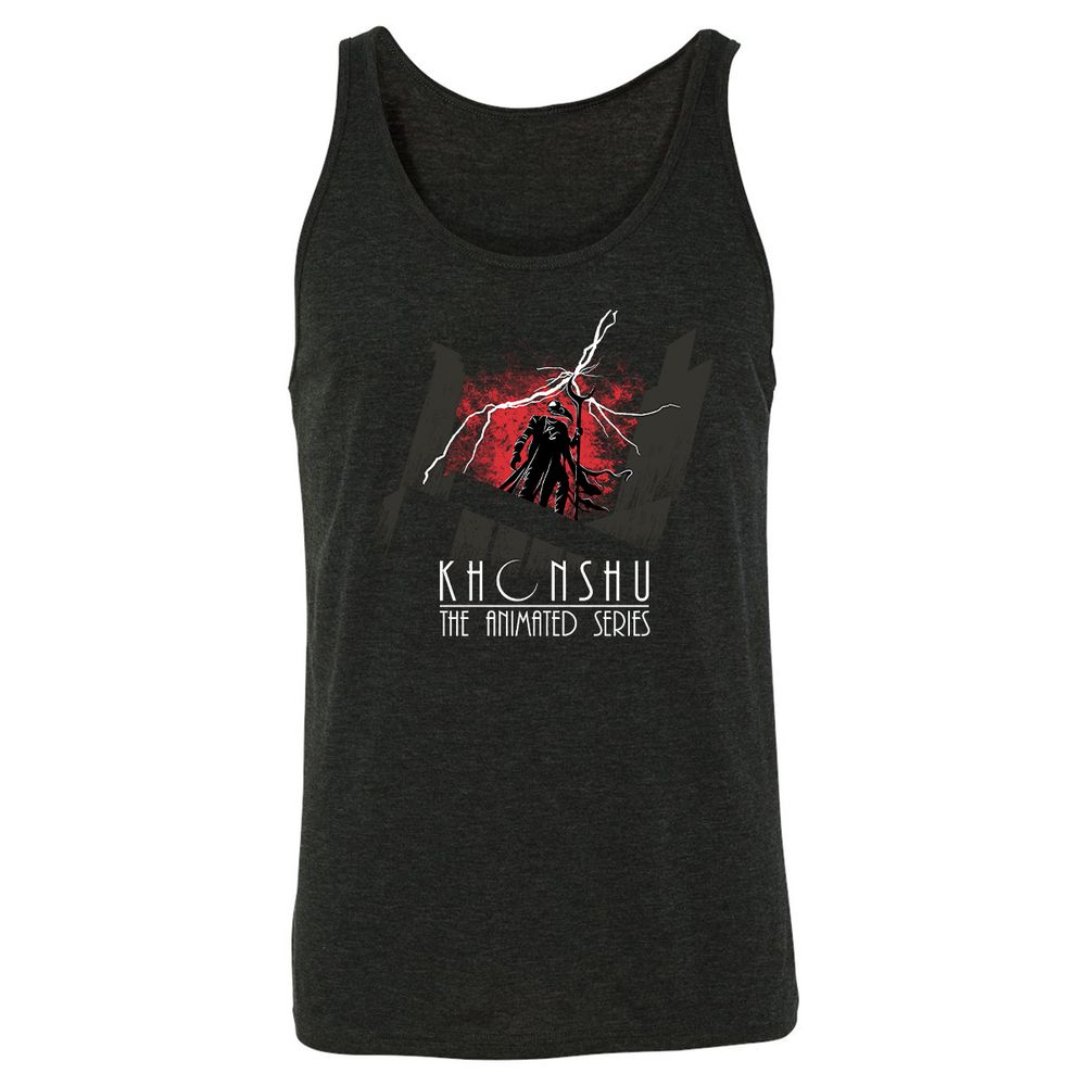 Unisex Jersey Tank - 3LYN3KRH - Charcoal Black Triblend - 5