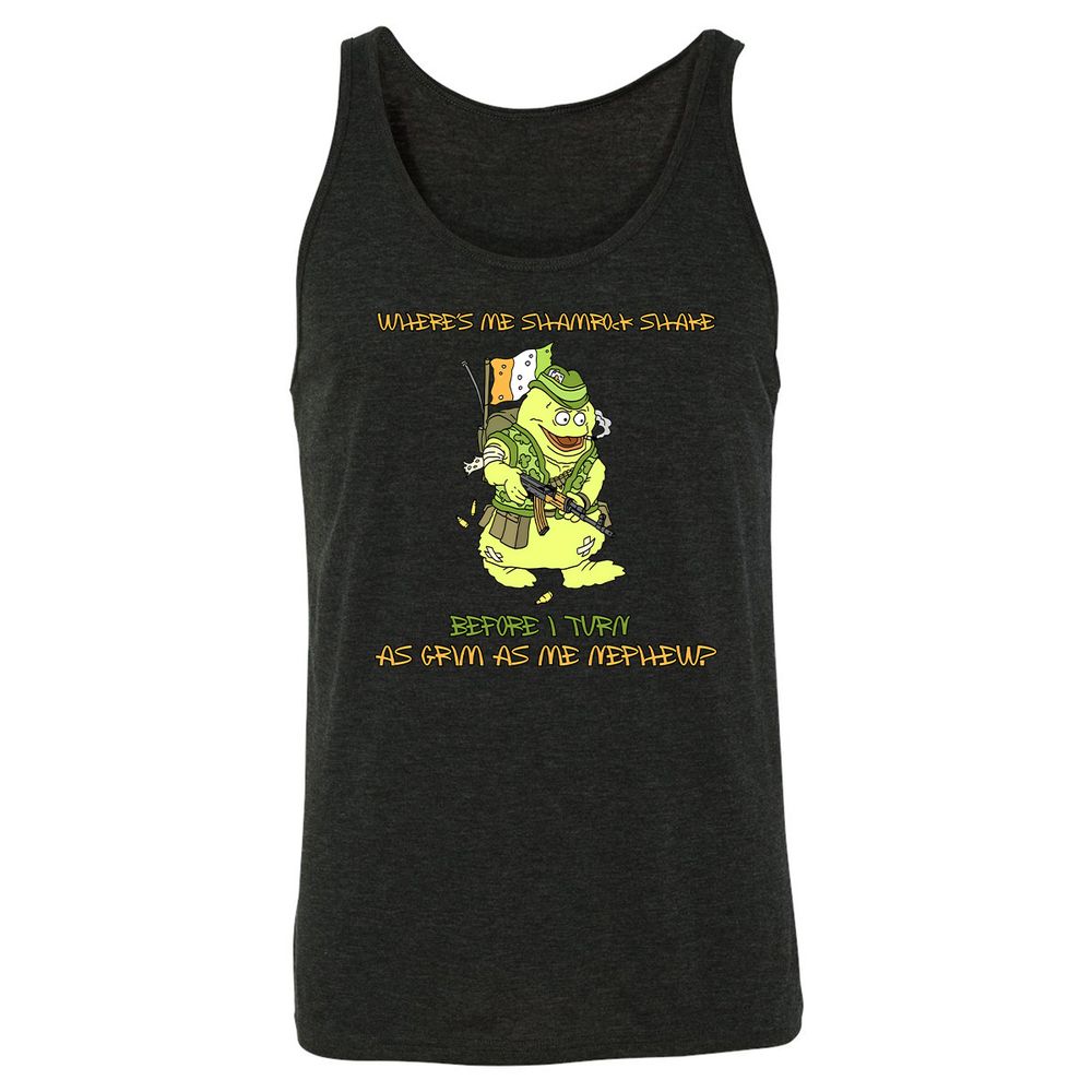 Unisex Jersey Tank - 2TX6LSWH - Charcoal Black Triblend - 5