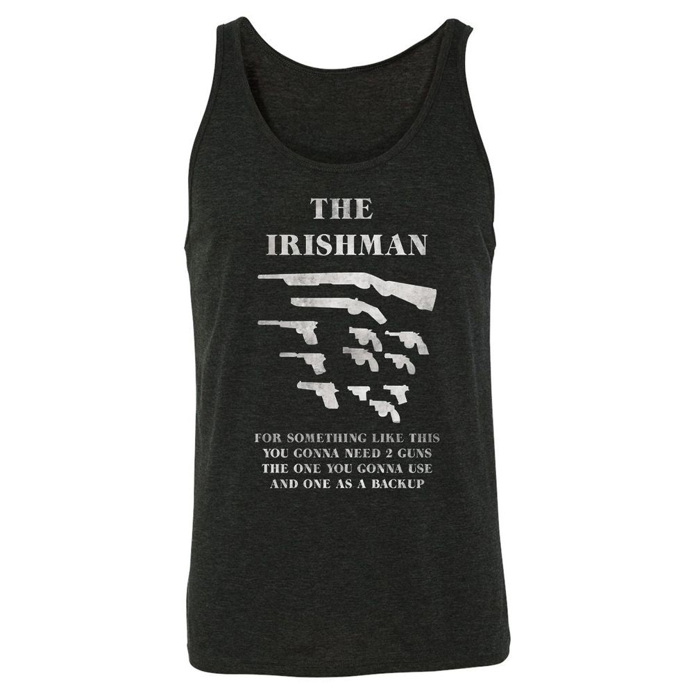 Unisex Jersey Tank - 1BVLUGKS - Charcoal Black Triblend - 5