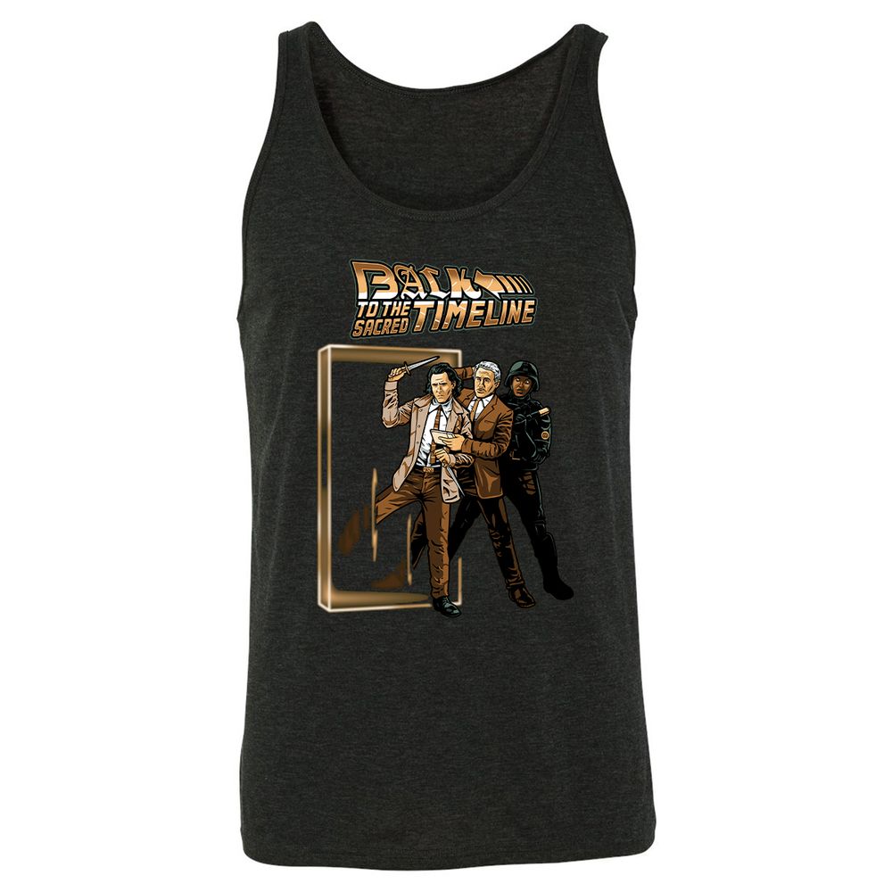 Unisex Jersey Tank - MAAALU8Z - Charcoal Black Triblend - 5