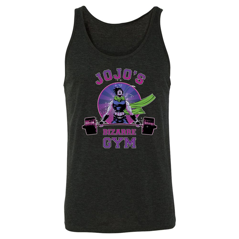 Unisex Jersey Tank - BDGU5AY5 - Charcoal Black Triblend - 5