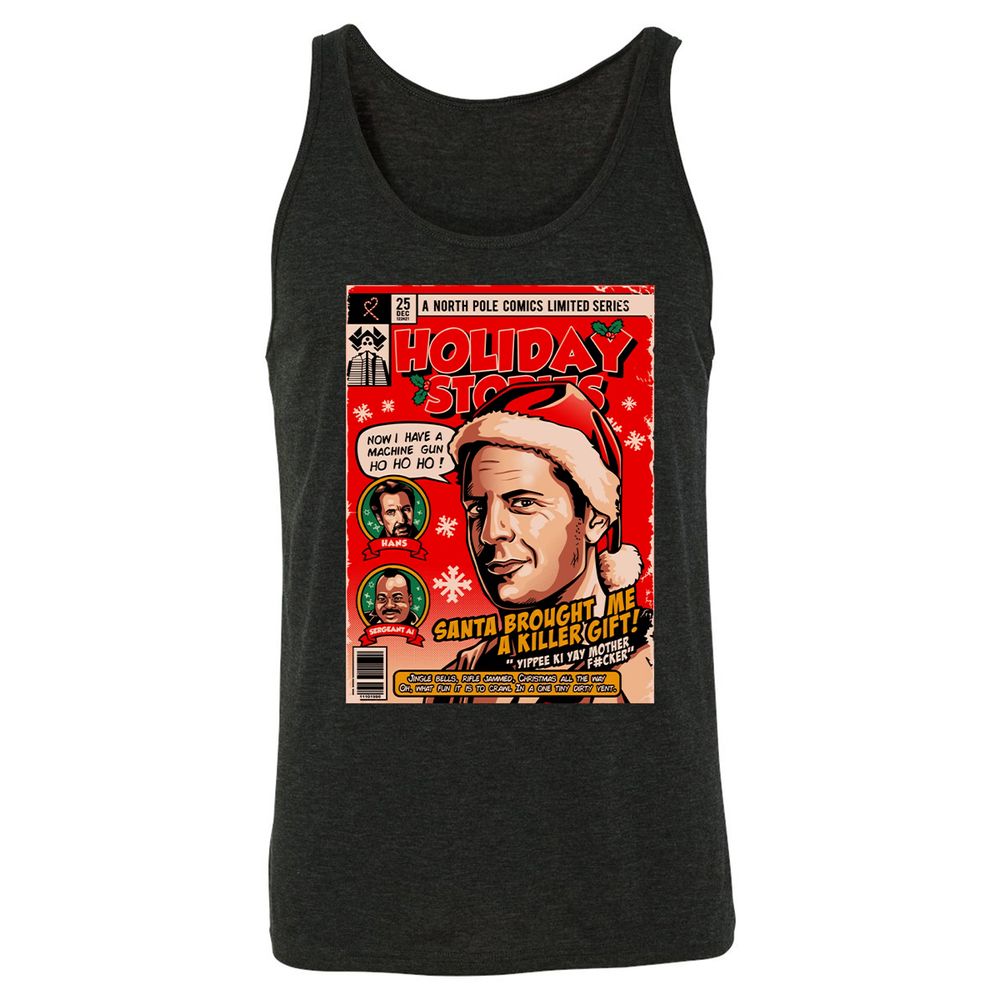Unisex Jersey Tank - 6MWNJUWX - Charcoal Black Triblend - 5