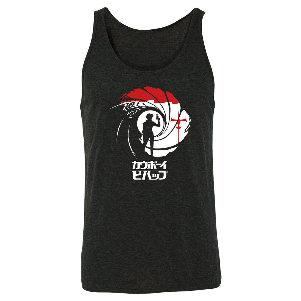 Unisex Jersey Tank - 8VUJ9TVY - Charcoal Black Triblend - 5
