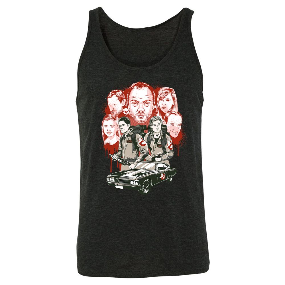 Unisex Jersey Tank - 5QYA7BRZ - Charcoal Black Triblend - 5