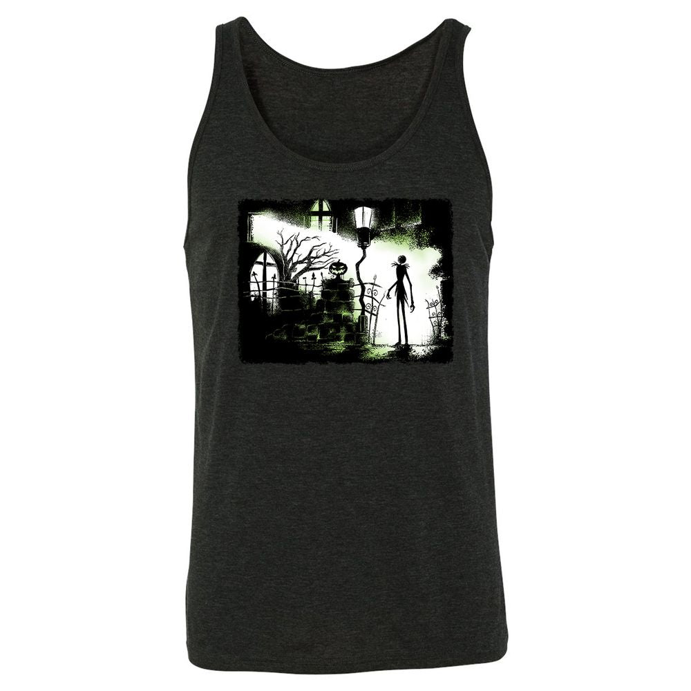Unisex Jersey Tank - Black - Charcoal Black Triblend - 5