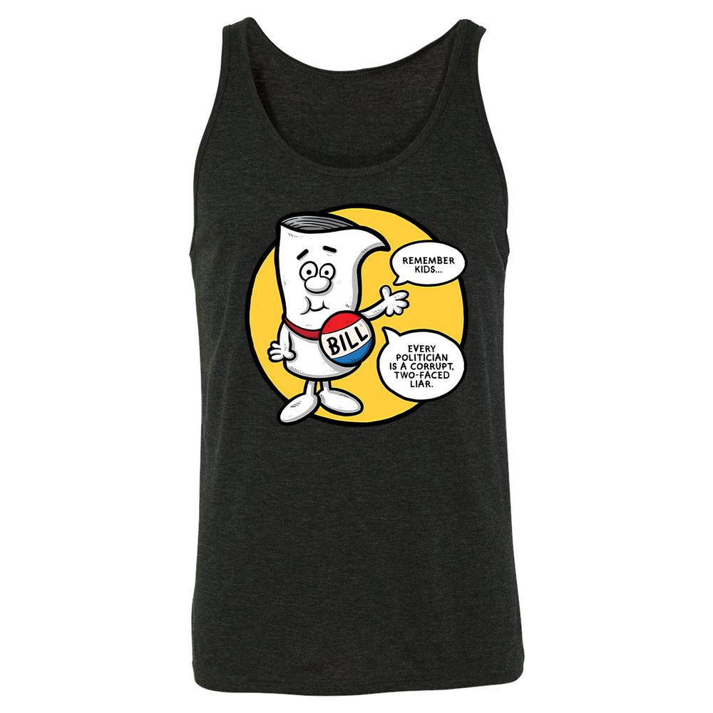 Unisex Jersey Tank - 7TAHP8AB - Charcoal Black Triblend - 5