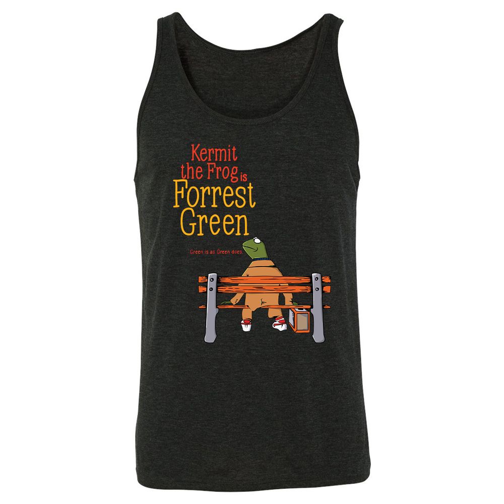 The frog forrest green - Charcoal Black Triblend - 5