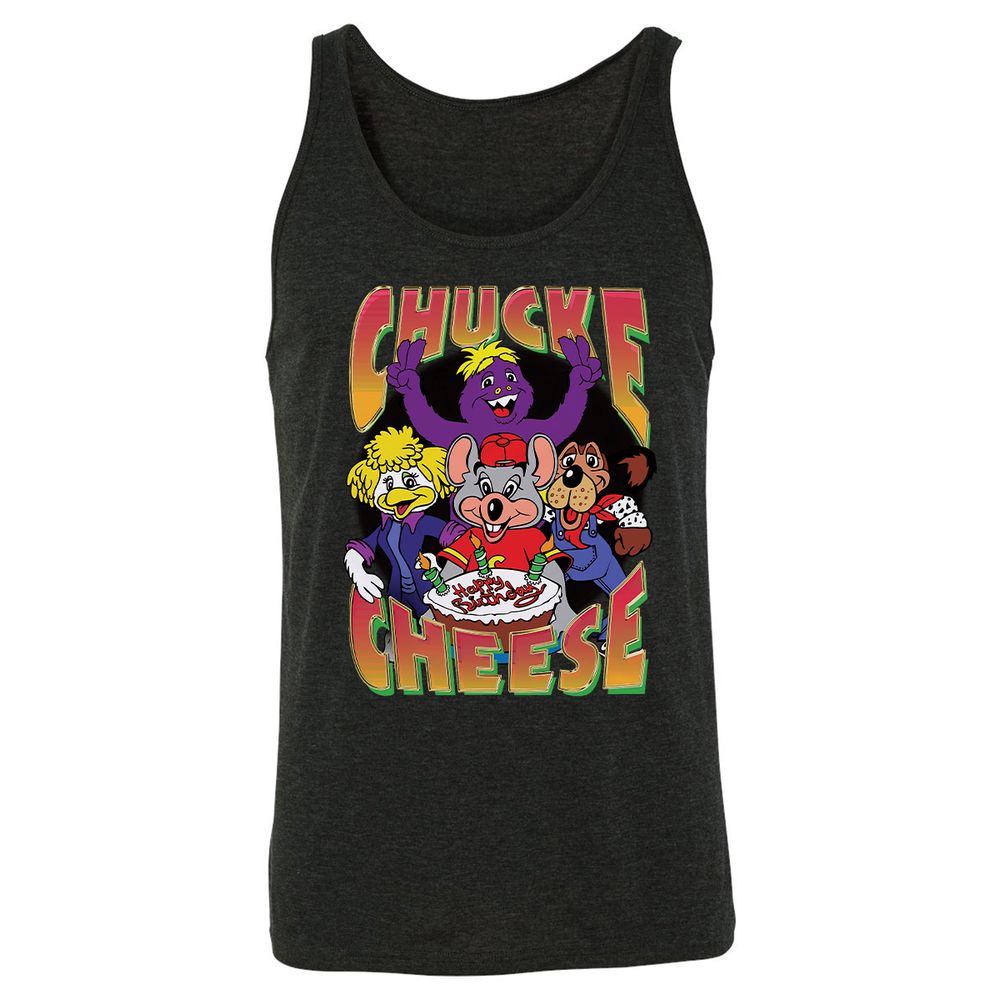 Unisex Jersey Tank - D5UVB6JP - Charcoal Black Triblend - 5