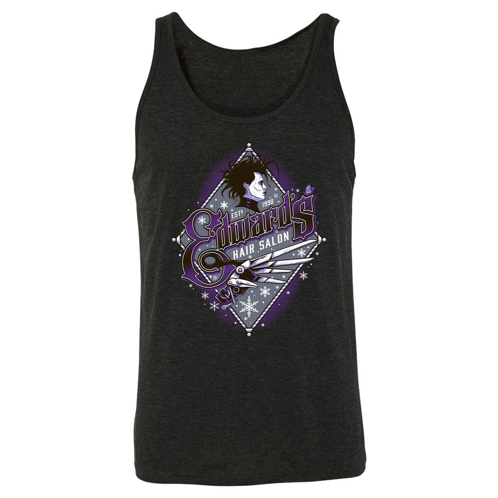 Unisex Jersey Tank - 8UK782VF - Charcoal Black Triblend - 5