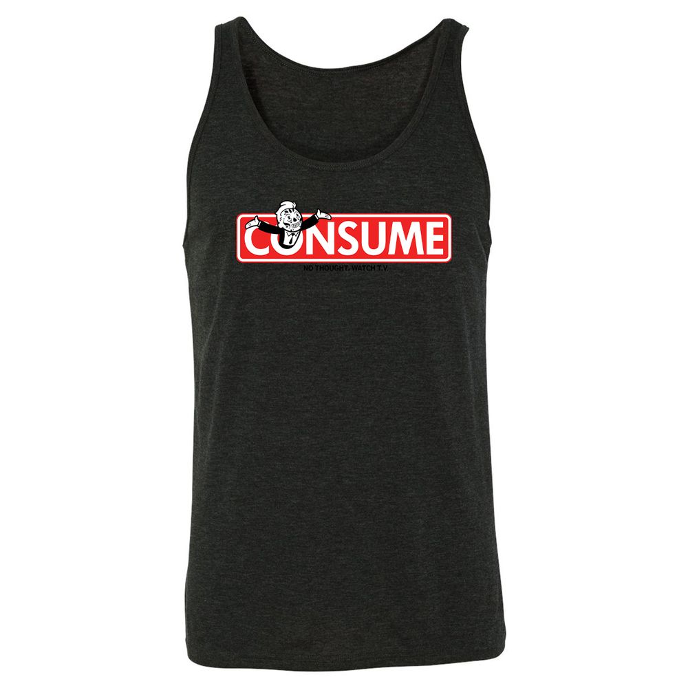 Unisex Jersey Tank - Z5UMUVQZ - Charcoal Black Triblend - 5