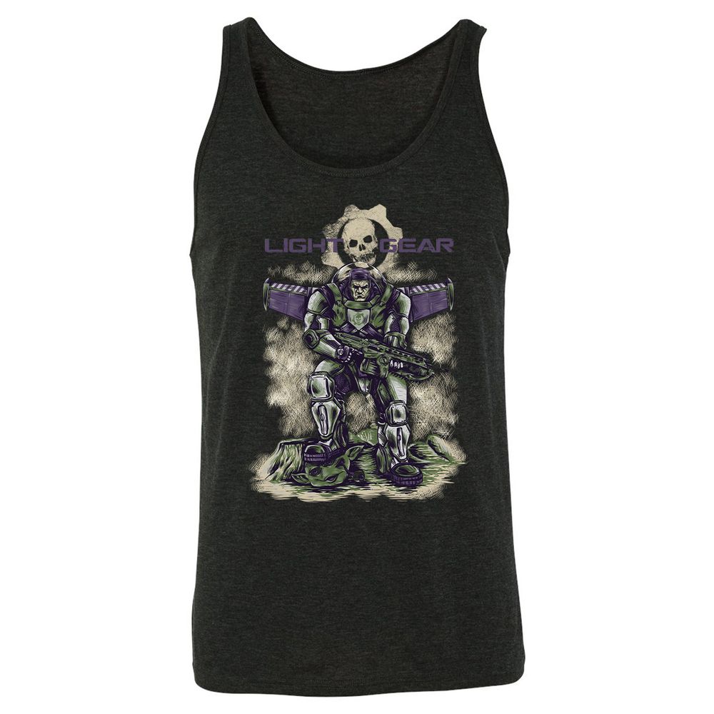 Unisex Jersey Tank - ZTUDBPNG - Charcoal Black Triblend - 5