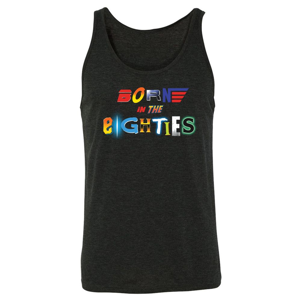 Unisex Jersey Tank - WC4B8D6H - Charcoal Black Triblend - 5
