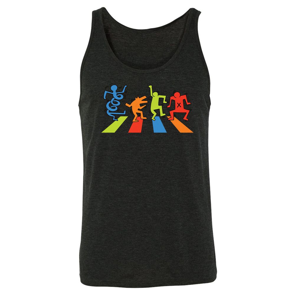 Unisex Jersey Tank - 7RVSHB69 - Charcoal Black Triblend - 5