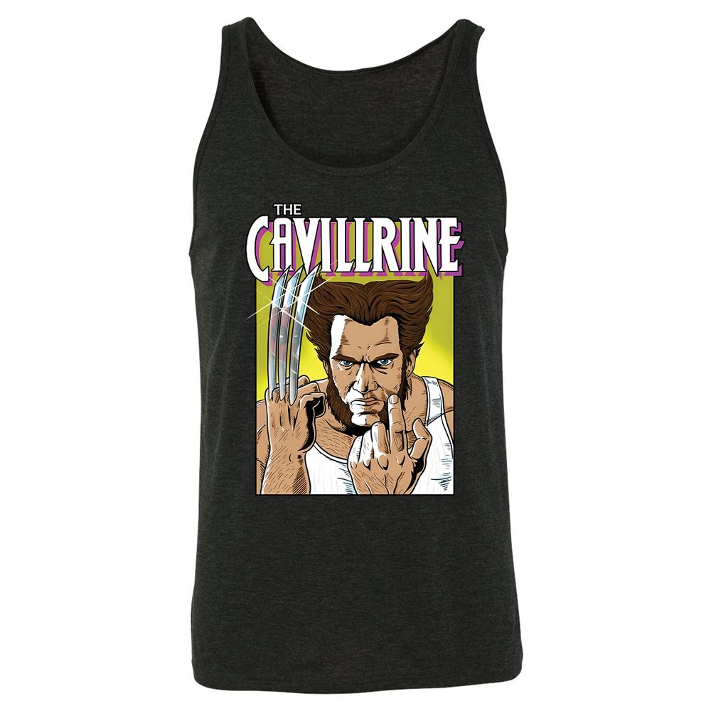 Unisex Jersey Tank - SJ8JXY68 - Charcoal Black Triblend - 5