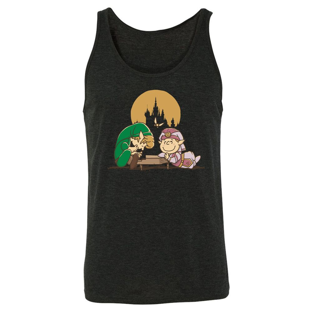 Unisex Jersey Tank - 55MCWFUV - Charcoal Black Triblend - 5