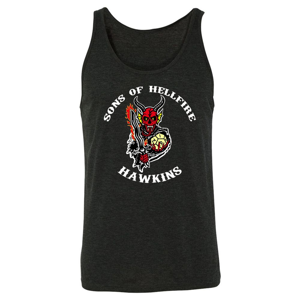 Unisex Jersey Tank - BKP87CNN - Charcoal Black Triblend - 5