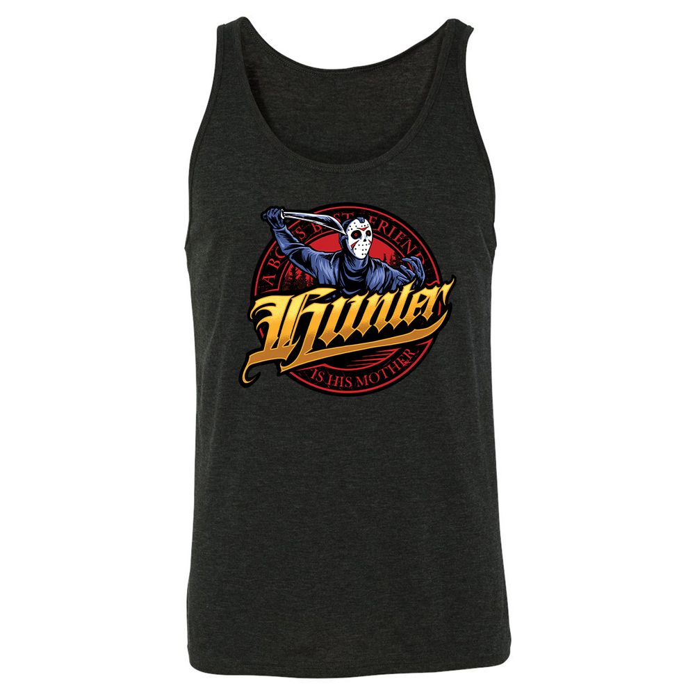 Unisex Jersey Tank - UNJ7XM27 - Charcoal Black Triblend - 5