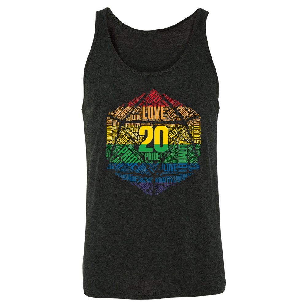 Unisex Jersey Tank - 5CAVNDHZ - Charcoal Black Triblend - 5