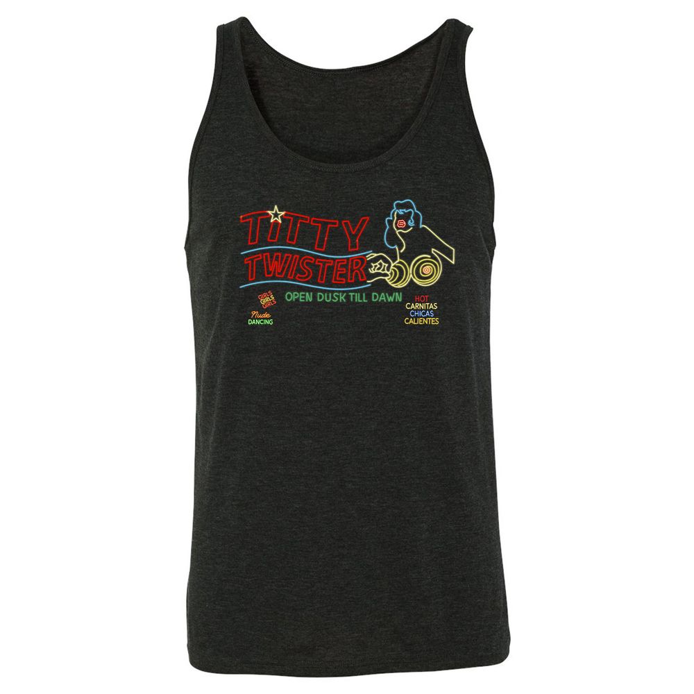 Unisex Jersey Tank - PUY37WXC - Charcoal Black Triblend - 5