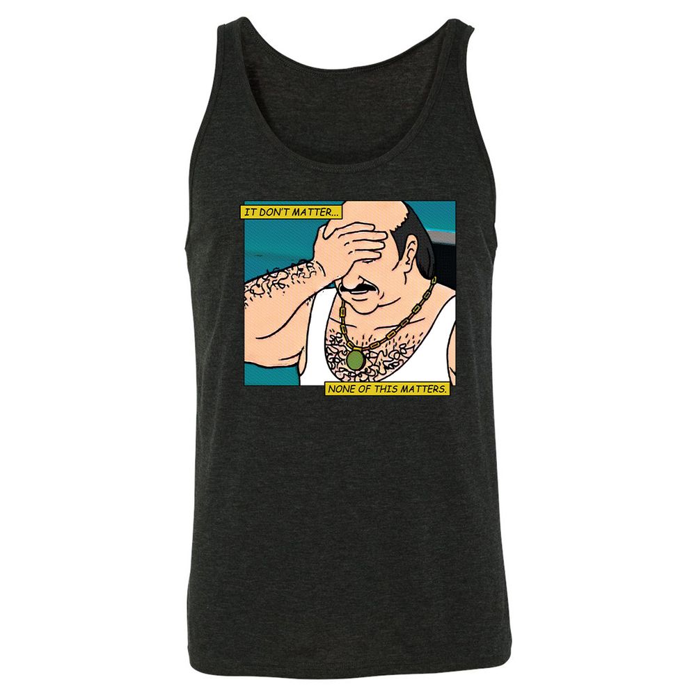 Unisex Jersey Tank - 93LKXYP7 - Charcoal Black Triblend - 5