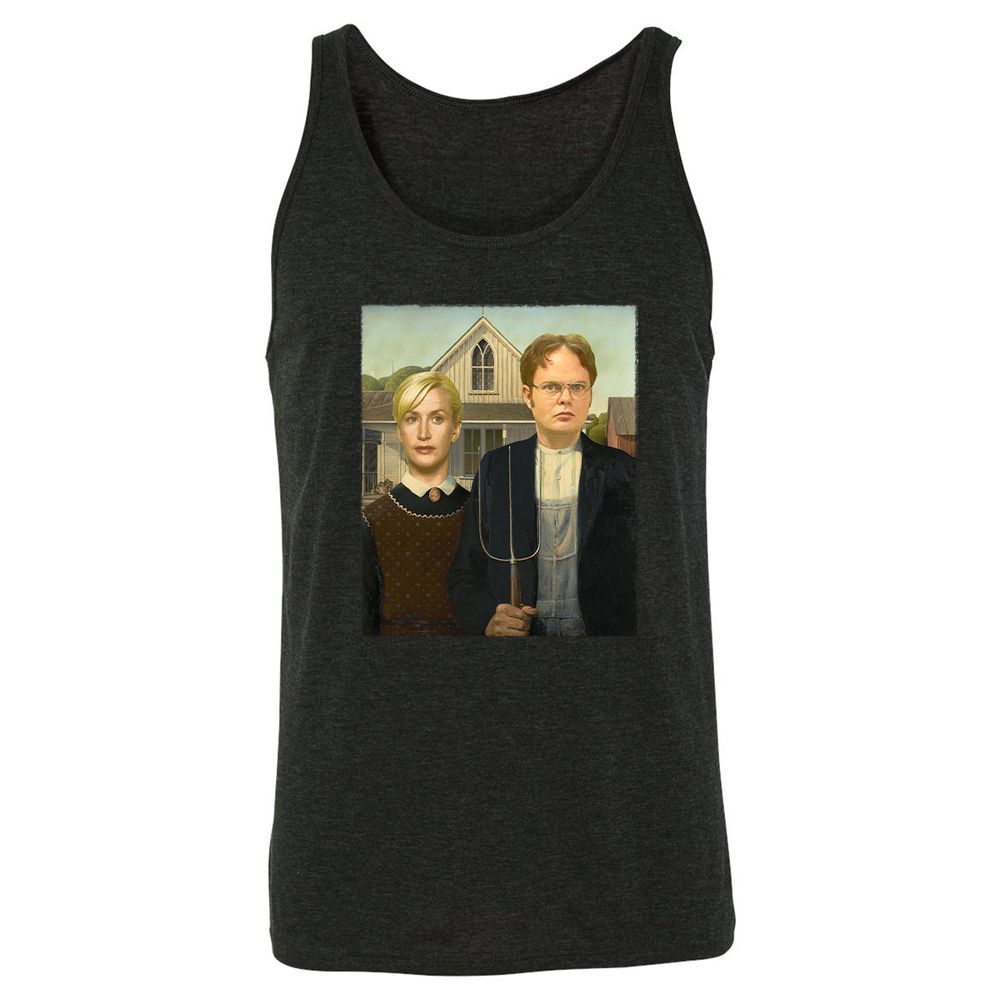 Unisex Jersey Tank - 6UR99CPL - Charcoal Black Triblend - 5