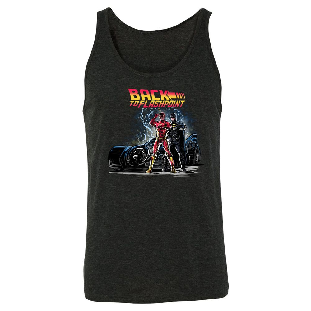 Unisex Jersey Tank - R6PWA5ZU - Charcoal Black Triblend - 5