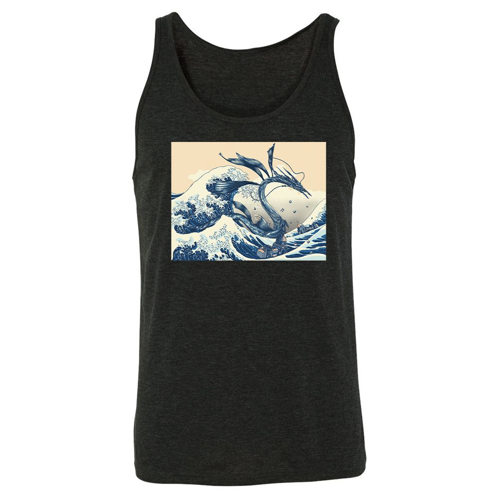 Unisex Jersey Tank - 1MF6MK8R - Charcoal Black Triblend - 5