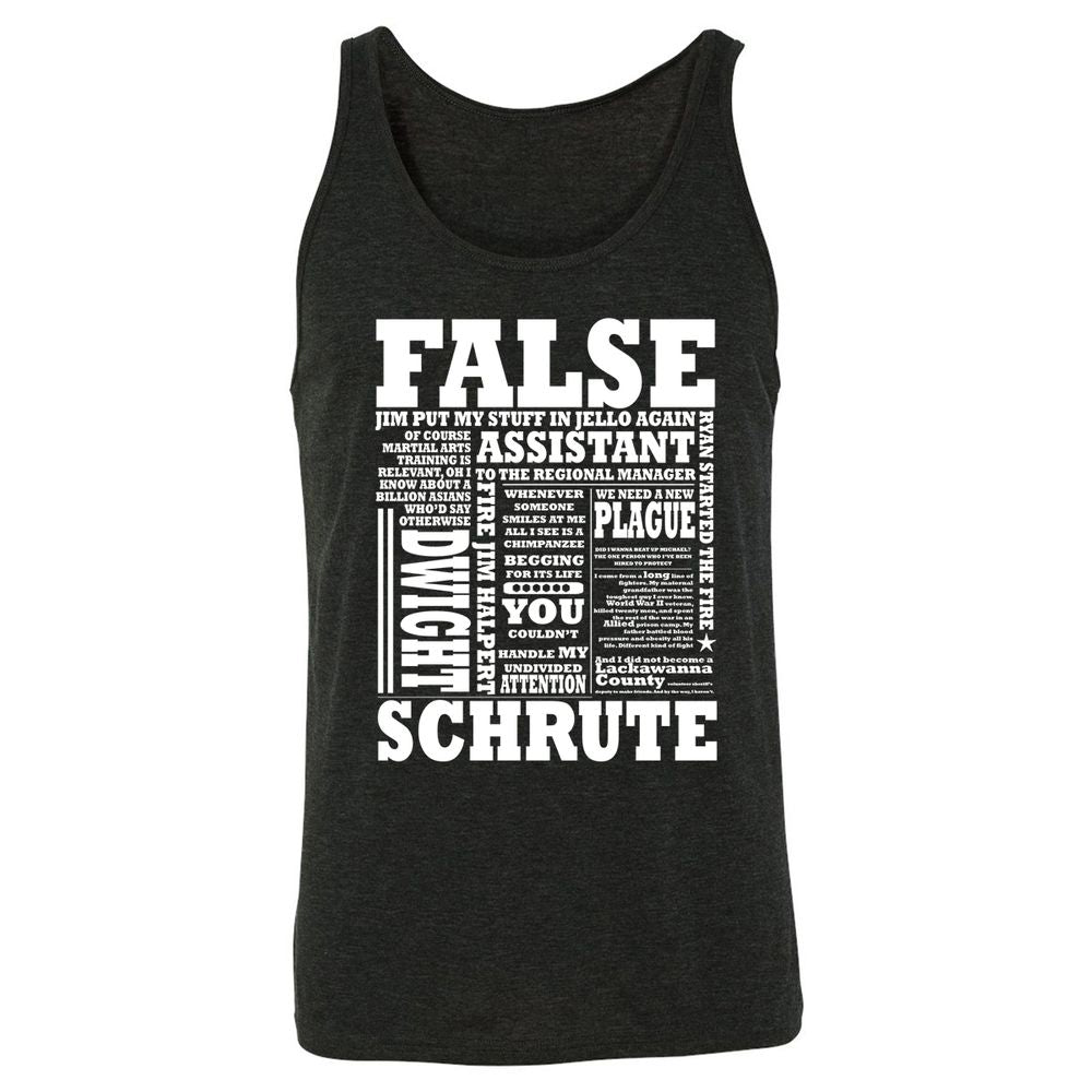 Unisex Jersey Tank - R4FCHQ5N - Charcoal Black Triblend - 5