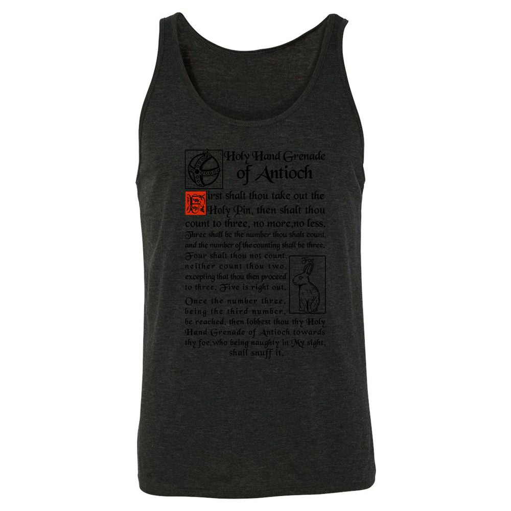 Unisex Jersey Tank - 31K5QH1T - Charcoal Black Triblend - 5