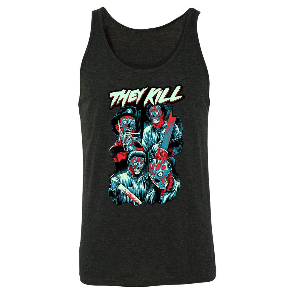 Unisex Jersey Tank - ZX88JPG4 - Charcoal Black Triblend - 5