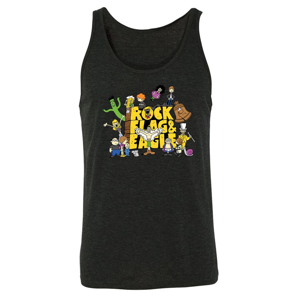 Unisex Jersey Tank - PCD3MAHU - Charcoal Black Triblend - 5