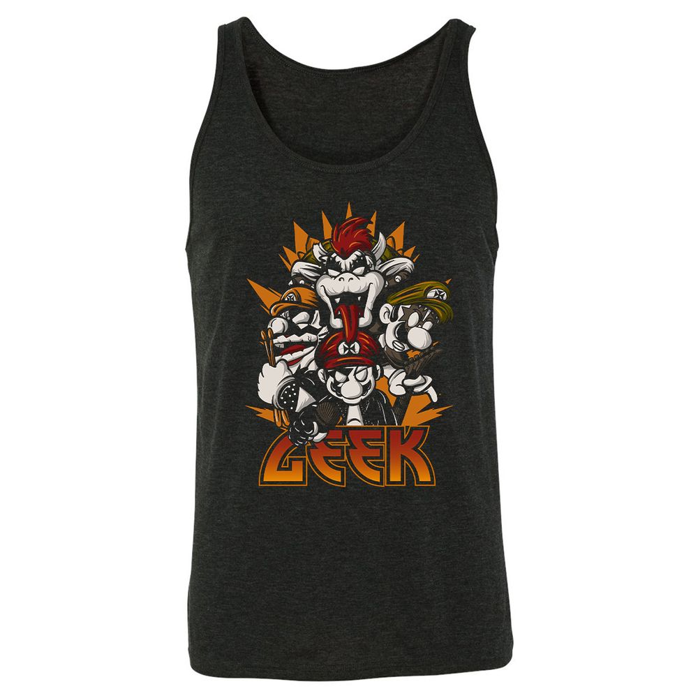 Unisex Jersey Tank - N1FHT9TX - Charcoal Black Triblend - 5