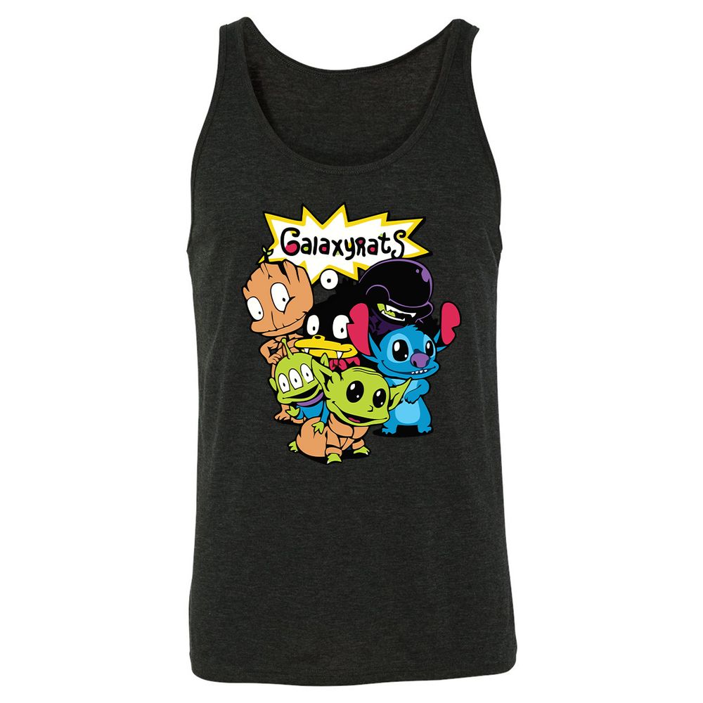 Unisex Jersey Tank - XQEVZ6R6 - Charcoal Black Triblend - 5